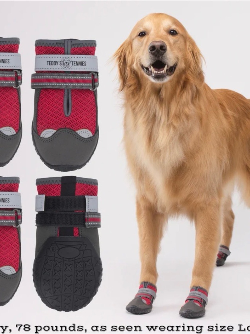 Dog paw sneakers for protection from hot pavement & Cold ice. New Size XS